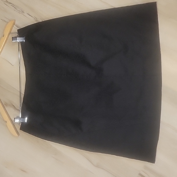 ECCETERA Black Silk Embellished Beaded Applique Design Mini Skirt 6. - Picture 6 of 6